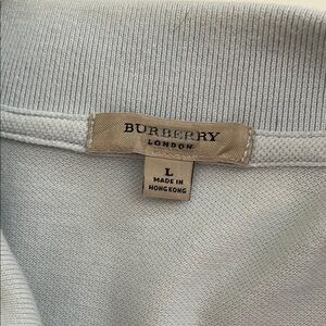 Burberry Light blue Polo Shirt